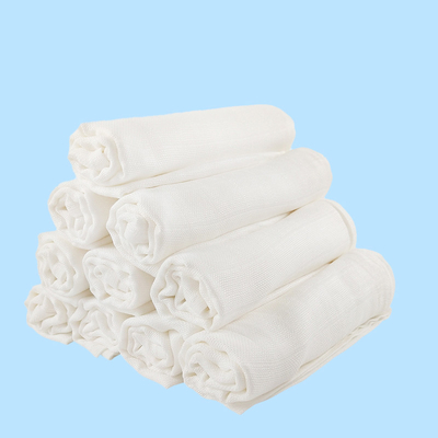 پارچه گاز بامبو چهار لایه برای لباس نوزادی 40S 175X137 راحت