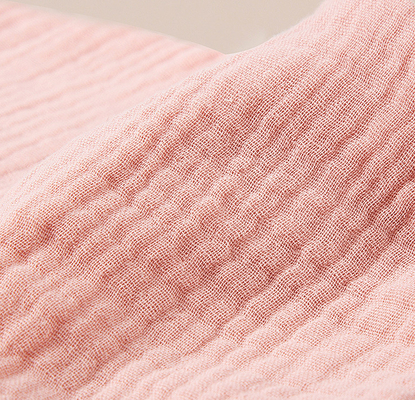 بدون عامل فلورسنت 58 اینچ Crepe Gaze Fabric Gauze Receiving Blanket 180GSM