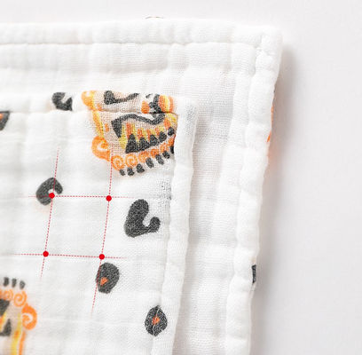 پارچه گز 100% پنبه سالم 40S پارچه سه لایه