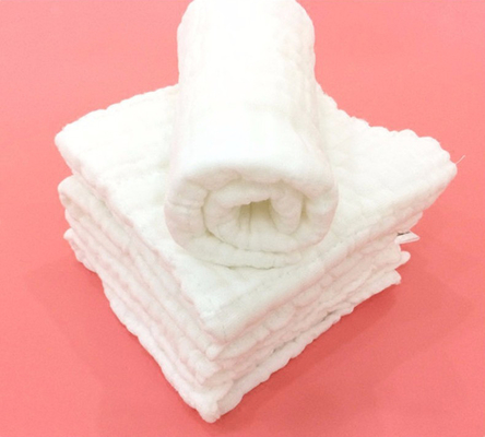 لباس های پارچه ای با گاز دوتایی سفید درجه یک Pure Modal 30S