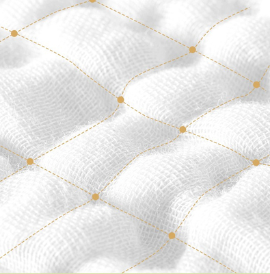 Animal Printing Organic Coton Gauze Fabric Swaddle Fabric Purn for Newborn Sustainable
