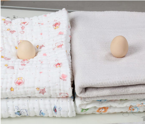 پتو پنبه ای چندلایه چروک شده پارچه گاز نرم