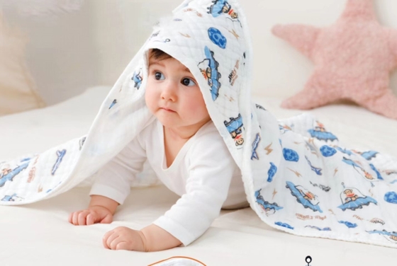 پتو پنبه ای گازدار شش لایه