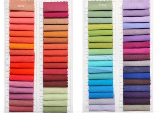 پارچه 100 درصد پنبه برای ژاکت پیراهن بافته شده 40S نخ 130GSM A Class
