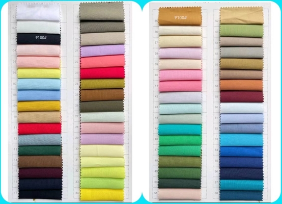 پارچه 100 درصد پنبه برای ژاکت پیراهن بافته شده 40S نخ 130GSM A Class