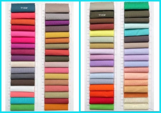 پارچه 100 درصد پنبه برای ژاکت پیراهن بافته شده 40S نخ 130GSM A Class